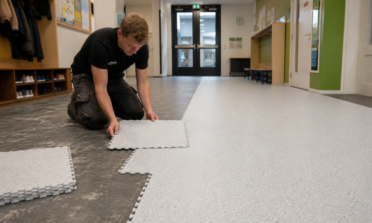 Welke vloer is het meest geschikt voor een school?