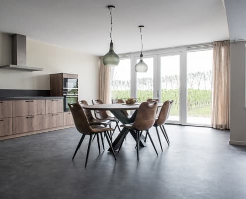keuken met pvc vloer