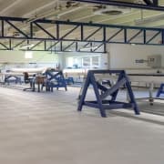 werkplaatsvloer van pvc